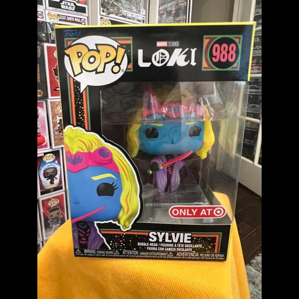 Funko Pop! SYLVIE #988‎ Marvel Loki Target Exclusive Blacklight #C